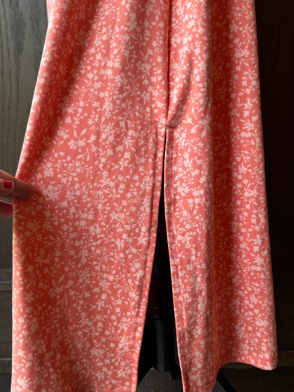 Wallflower Floral Slip Dress in Coral Pink soft stretchy XL NWOT - Picture 7 of 9